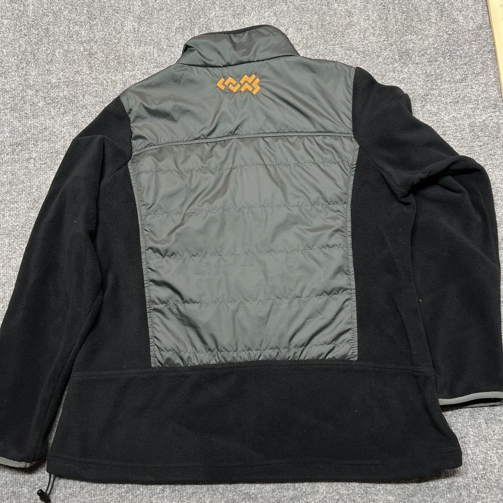 Columbia Omni-Heat Jacket Womens Large Black Fleece Lined Full Zip Canvas Credit - Picture 8 of 12